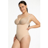 Julimex 419 Seamless Body Open Bust kolor:beżowy béžová 2XL
