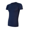 Pánske tričko kr.rukáv SENSOR MERINO ACTIVE deep blue 3XL