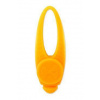 Prívesok na obojok Dog Fantasy LED silikón oranžový 8cm