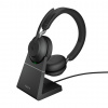 Jabra 26599-999-989 sluchátka / náhlavní souprava Sluchátka s mikrofonem Bezdrátový Přes hlavu Kancelář / call centrum USB Typ-A Bluetooth Černá