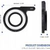 Kruhové svetlo JJC Makro prstencové svetlo s lampou Blesk Olympus Tg-7 Tg-6 Tg-5 Tg-4 Tg-3 Tg-2 / Mrl-tg1