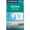Istrie, turistická mapa (Kompass č. 238) - turistická mapa