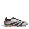 adidas Predator 24 Elite Children Firm Ground Football Boots Silver/Black C13 (31.5)