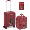 Príručný cestovný 3-Set Roncato - Harry Potter Spinner 55 + Cabin Backpack + zápisník /Burgundy