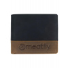 peněženka Meatfly Eddie Premium Leather Wallet 23/24 Black/Oak