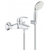 GROHE 3330220A EUROSMART Páková vaňová batéria+sprchový set, Chróm GRO 3330220A