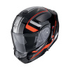 Moto přilba SCORPION EXO-930 ARDENS metalická černo/červená - Velikost M