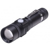 Solight LED baterka nabíjacia, zoom, cyklodržiak 10W 400lm IP44 WN33