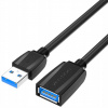 USB predlžovací kábel Vention VAS-A45-B200 čierny 2 m