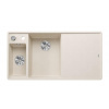 Blanco Axia III 6 - Silgranitový drez, 99x50 cm, s ovládaním odtoku a príslušenstvom, InFino, jemná biela 527048