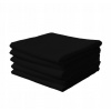 Servítky LÁTKOVÉ čierne čierna 10 kusov 50x50cm