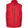 SOĽS Falcon Unisex softshellová vesta SL04809 Pepper red L