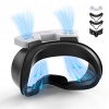CHLADIACI VENTILÁTOR NA TVÁR PRE META QUEST 3S PU FACE PAD 3-RÝCHLOSTNÝ VENTILÁTOR