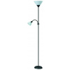 Rabalux Action stojaca lampa 2x100 W biela-čierna 4062