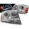CHRYSLER JEEP GRAND CHEROKEE 99-05 - predné chrom svetlá ANGEL EYES CCFL