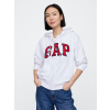 GAP Mikina s logom Biela M Biela Biela