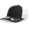 Atlantis Headwear Kšiltovka Bryce Trucker, 6 panelová COT33010298099-black/white Černá/bílá UNI