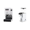 Gaggia New Classic EVO, white + Rocket Espresso FAUSTINO 3.1, chrome