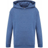 F.O.L. | Classic Kids Hooded Sweat, Detská mikina s kapucňou, zelená retro heather, 116