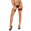 Zmyselné pančuchy Sugestina stockings - Obsessive L/XL nude