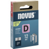 Spony z plochého drôtu D typ 53 F 12mm 600 ks Novus Tools 042-0791 Rozmery (d x š) 12 mm x 11.3 mm; 042-0791