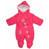 Detská kombinéza - Zimné kombinézy v šatníkovi 18 ružovej, viacsekej (Detské kombinézy Teddy Bear H511Cr R.18/24MSC)
