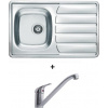 Alveus SET kuchynský nerezový drez ZOOM 20 so sifónom a batéria RIVIERA XS ALV_set_ZOOM20-RIVIERAXS