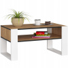 Ak furniture DOMI dub artisan / biely