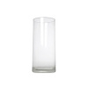 Váza valec sklo trans.c/v t/c /cil-v250-d120 25x12cm