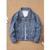 Detská bunda - Shein džínsová bunda 150 (D31J003 Blue Katana Shein 150 Denim Jacket)