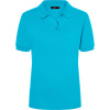 James & Nicholson Polokošile JN 71, krátký rukáv, dámská COT02007144005-turquoise 2XL Tyrkysová