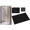 Sprchový kút - Sprchovací kút 80x100 čierna SLIM blac podnos (Sprchový kút - Sprchovací kút 80x100 čierna SLIM blac podnos)