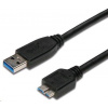 PremiumCord KU3MA1BK Kabel USB 3.0 USB A - Micro USB B, MM, 1m, 5Gbps