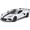 Maisto Chevrolet Corvette Stingray Coupe 2020 Bílá 1:18