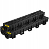 VEVOR Lineárny odtok 3ks 15x13x100CM Plast HDPE do záhrady