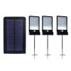 Halogén - 3x solárna lampa vodotesný vonkajší panel IP65 (Halogén - 3x solárna lampa vodotesný vonkajší panel IP65)