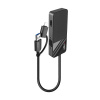 USB rozbočovač LINDY 43354 Čierna