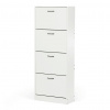 Autronic Botník, mdf, bílá, ABO-G1018 WT