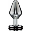 ElectraStim EM2195 Mini Classic Electro Butt Plug Small, kovový análny kolík pre elektrostimuláciu 7 x 3 cm