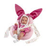 Llorens 63544 NEW BORN HOLČIČKA realistická miminko s celovinylovým tělem 35 cm
