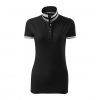 MALFINI PREMIUM COLLAR UP 257 / Dámska polokošeľa - čierna M