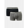Pánske boxerky 2Pack 111210 4R542 Black/Stripe - Emporio Armani XL