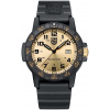 Športové zlaté pánske hodinky LUMINOX XS.0325.GP LEATHERBACK SEA TURTLE GIANT 0320 SERIES