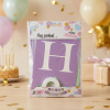 Girlanda vlajková HAPPY BIRTHDAY MONDEX 3 m fialovo-mätová