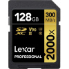 Lexar SDXC 128GB 2000x Professional Class 10 UHS-II U3 (V90) LSD2000128G-BNNNG