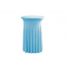 TENTino Elastický obrus SKIRTING na koktailový bistro stôl 80 cm VIAC FARIEB Farba obrusu: SVETLOMODRÁ / SKY BLUE