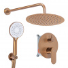 Podomietková sprchová súprava Rea Drop Brush Copper + BOX