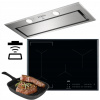 Doska 71cm AEG IKE74441FB + HOOD LFG719X + BBQ (Doska 71cm AEG IKE74441FB + HOOD LFG719X + BBQ)