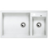 Blanco Metra 9, silgranitový drez 860x500x190 mm, 2-komorový, biela, BLA-513269