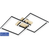 LED stropné svietidlo Eglo Crosslink 8x 4 W 550 lm 2700-6500 K čierne/hnedé stmievateľné - kompatibilné so SMART HOME by hornbach